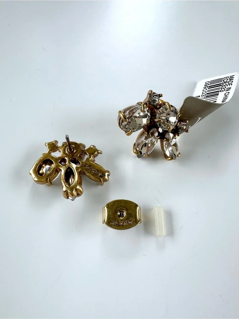 J.Crew Crystal Fan Earrings - NWT